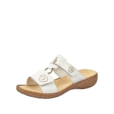 Imagen de Rieker Mujer V69N2 Mules, Blanco, 41 EU
