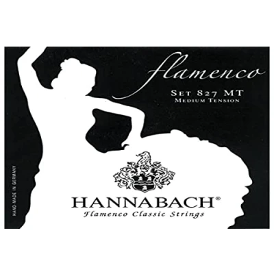 Imagen de Hannabach Cuerdas para guitarra clásica Flamenco serie 827 Medium Tension G3/Sol3 Made in Germany 8273MT