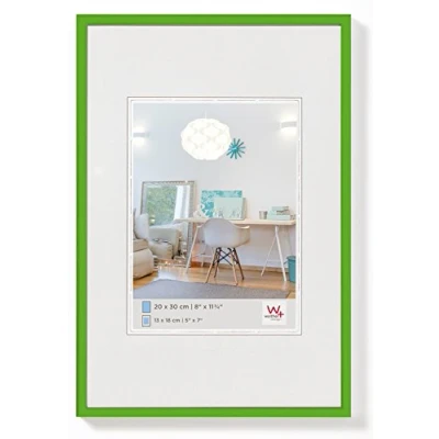 Imagen de walther design KV520K New Lifestyle marco de fotos plástico, 15x20 cm, verde hierba
