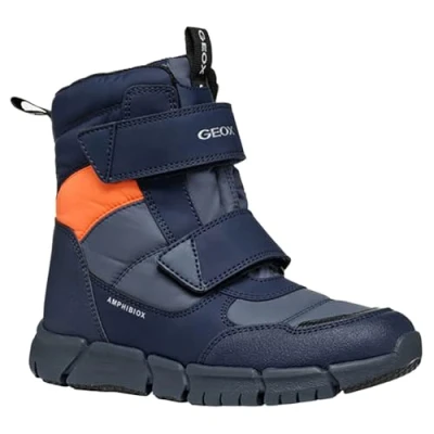 Imagen de Geox J FLEXYPER Boy B ABX, Bota de Nieve, Avio/FLUOORANGE, 33 EU