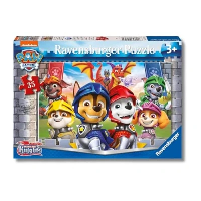 Imagen de Ravensburger Paw Patrol Knights &amp; Dragons 35 Piece Jigsaw Puzzle for Kids Age 3 Years Up Educational Toddler Toys