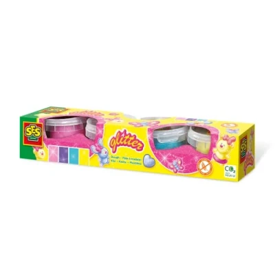 Imagen de SES Creative plastilina con Brillantina SES, Multicolor (00466)