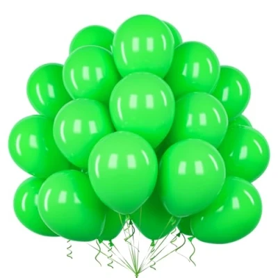 Imagen de Teselife Globos Verde, 50Piezas 12Pulgadas Verde Mate Látex Helio Globo Hombre Mujer Cumpleaño Aniversario Boda Propuesta Graduación Compromiso Despedida Soltera Baby Shower Valentín Navidad Decora