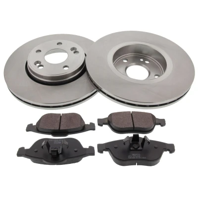 Imagen de MAPCO 47165 Kit de discos y pastillas freno Eje delantero ventilado RENAULT: LAGUNA 2