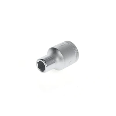 Imagen de GEDORE vaso, Llave de Accionamiento 1/2&#039;&#039; 12,5 mm, Hexagonal, 9 mm ancho, Herramienta, 19 9, Acero cromado