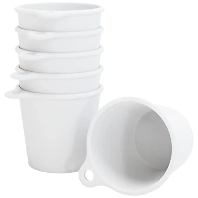 Imagen de SoPro 6x vasos de plástico duro 4 cl reutilizables plastico reutilizable 40 mililitros color con 4cl vaso