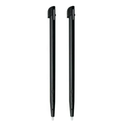 Imagen de FPC 2 lápices capacitivos de repuesto negros para pantalla táctil, compatibles con Nintendo DSi XL (NDSi XL)