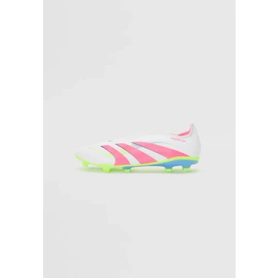 Imagen de adidas Performance Predator League Laceless FIRM/MULTIGROUND Botas de fútbol con tacos, Hombre, Talla: 44, White/lucid pink/lucid lemon Zapatos
