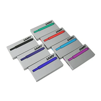 Imagen de Lamy Assorted Fountain Pen Ink Cartridges, 7 Packs, 35 Cartridges AL Star,Safari