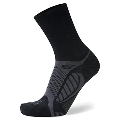Imagen de Balega Unisex Ultralight Crew Calcetines Para Correr, Negro, Medium, EU Talla 40 42.5