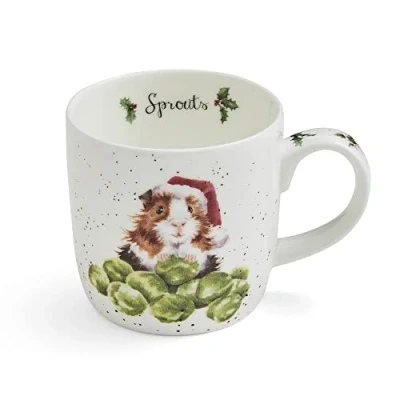 Imagen de Wrendale Designs Taza con texto en inglés &quot;Sprouts&quot;