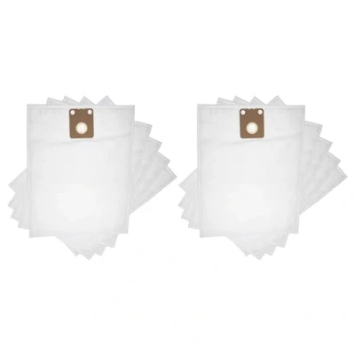 Imagen de vhbw 10x bolsa compatible con Nilfisk VP300 eco, HEPA, Saltix 10, GD 1010 aspiradora vellón micro, 42,5 cm x 27 blanco