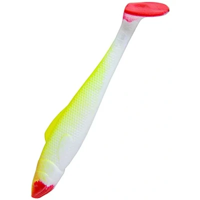 Imagen de Relax Ohio 005 Cebo artificial para luciopercas (10 cm, 5 unidades), color amarillo y blanco