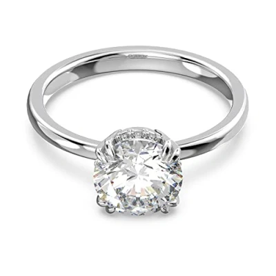 Imagen de Swarovski Constella Cocktail Round Anillo, Mujer, Talla: 60, White