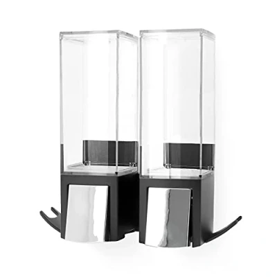 Imagen de Compactor Dispensador de jabón, Pet + ABS, Negro, Doble, 2