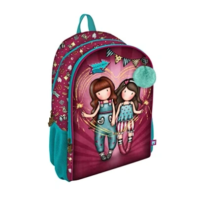 Imagen de Mochila 2 Cremalleras Safta Gorjuss™ Fairground Fireworks