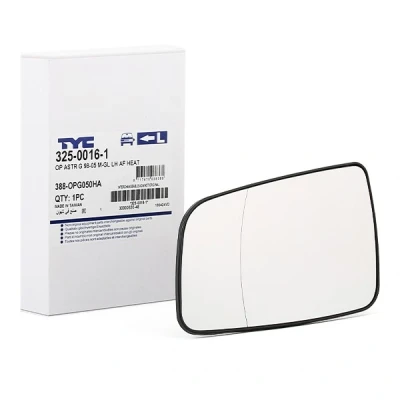 Imagen de TYC 325 0016 1 Cristal de Espejo izquierda OPEL: Astra G Coupé, CC, Berlina
