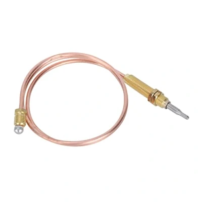 Imagen de Termopar, con punta y tuerca M8 Termopar de rosca conveniente, para horno calentador gas brasero agua