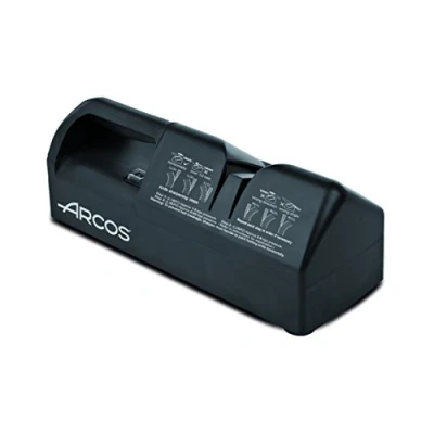Imagen de Arcos Afiladores Afilador Eléctrico de Cuchillos Eléctricos, Hecho Plástico, Color Negro (Rodillos Banda Intercambiables)