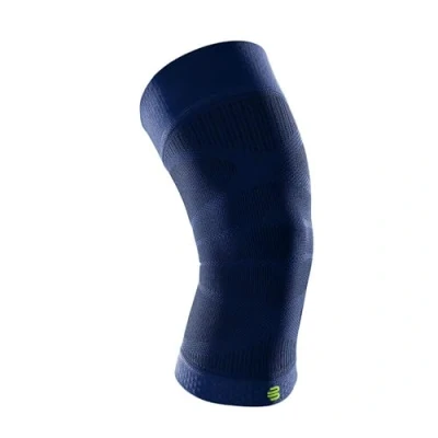 Imagen de BAUERFEIND Sports Compression Knee Support Rodillera, Unisex Adult, Azul Marino, L