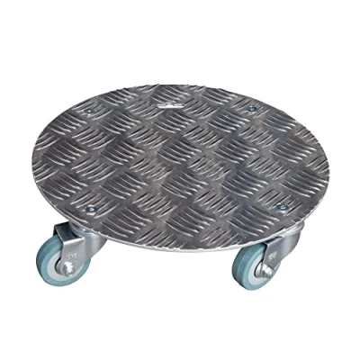 Imagen de Louis Moulin Base con Ruedas Redondo, Aluminio, 30x30x7.5 cm, 8048