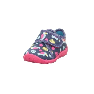 Imagen de Superfit Spotty Pantuflas para niños, Talla: 19, Dunkelblau/mehrfarbig Zapatos