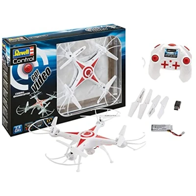 Imagen de Revell Control RC Quadcopter para Principiantes, brigamo 068 con 2, 4 GHz Remoto, 480p Cámara Go. Vídeo Conejos