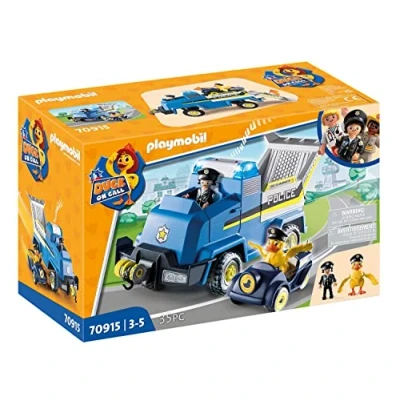 Imagen de PLAYMOBIL 70915 Duck on Call Vehículo de Emergencia la Policía, con luz y Sonido, Juguetes para niños a Partir 3 años, Multicolor