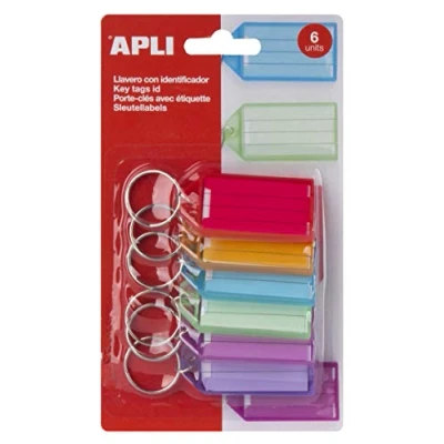 Imagen de APLI Llavero PREMIUM , Multicolor, 6 unidades (17135)