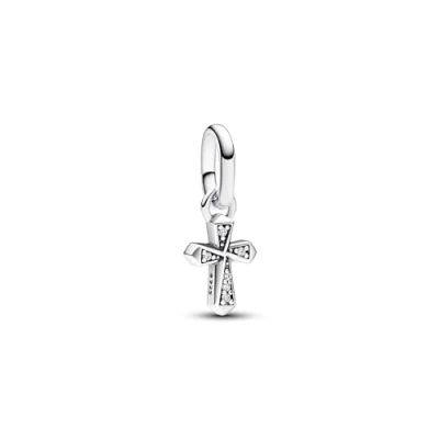 Imagen de PANDORA ME Colgante mini con diseño de cruz plata ley circonitas cúbicas transparentes
