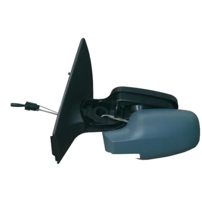 Imagen de Espejo retrovisor Prasco RN4207124P Premium izquierda imprimado manual ajustable desde interior, Ajuste por cable, asférico