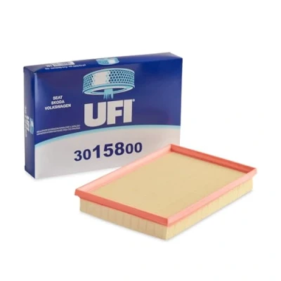 Imagen de UFI Filters, Filtro de Aire 30.158.00, Recambio, Apto para Turismos, Modelos Seat, Skoda y Volkswagen