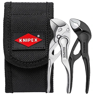 Imagen de Knipex Tools 00 20 72 V04 XS Juego de 2 mini alicates en funda para cinturón