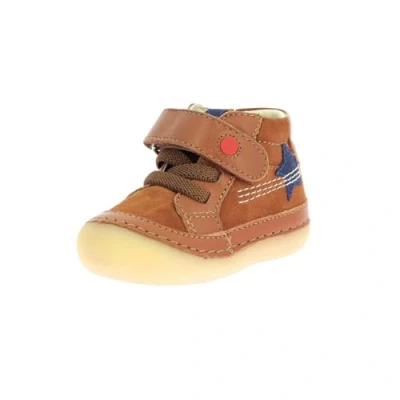 Imagen de Kickers Zapatos de bebé para niños, Talla: 20, Camel