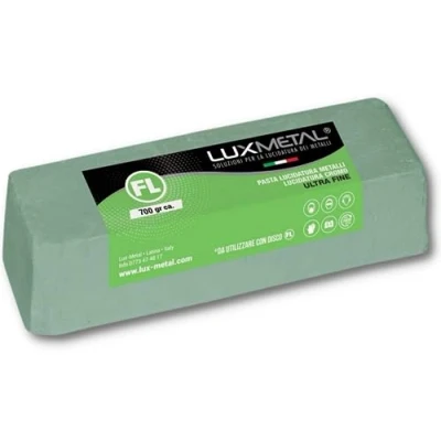 Imagen de Lux Metal Pasta de Pulido Abrasiva Verde Ultra Fina 700 gr Cera para Pulir Metales Acero Inoxidable Aluminio Hierro Pulidores Cromo Madera Plexiglás Sólido Mármol Latón Cobre Plástico Resina