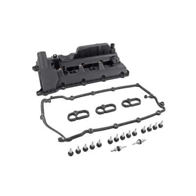 Imagen de VAICO V48 0465 Tapa de Balancines izquierda con junta cubierta válvula tornillos LAND ROVER: Range Rover Sport