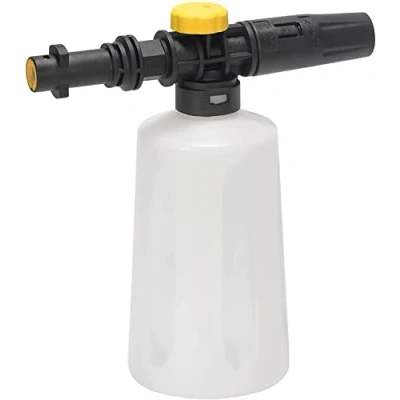 Imagen de Botella de chorro alta presión para pistola espuma nieve Karcher K2 K3 K4 K5 K6 K7 generador jabón espumadora ajustable 750 ml