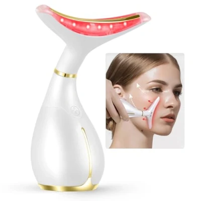 Imagen de Ms.W Dispositivo de Belleza Electrico Masajeador Cara, Masaje Facial Aparatos Para Flacidez Cara Antiarrugas, Maquina Quita Arrugas Lifting Skin Care Masajeadores Faciales