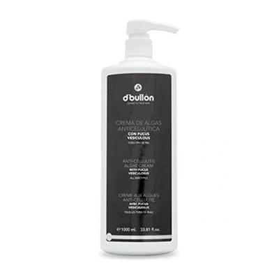 Imagen de B D. BULLON Crema Corporal De Algas Anticelulítica, Previene Y Combate La Celulitis. Vegano. Efecto Calmante Suavizante, Único, 1000 Mililitro