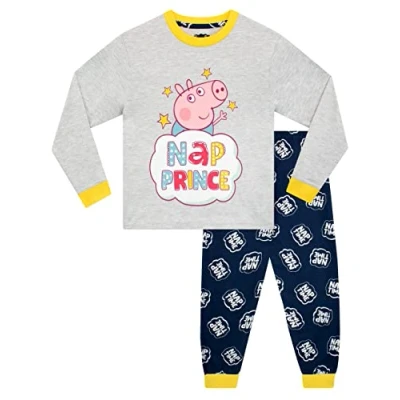 Imagen de Peppa Pig niños Pijama George Ropa de Dormir para Gris 5 6 años