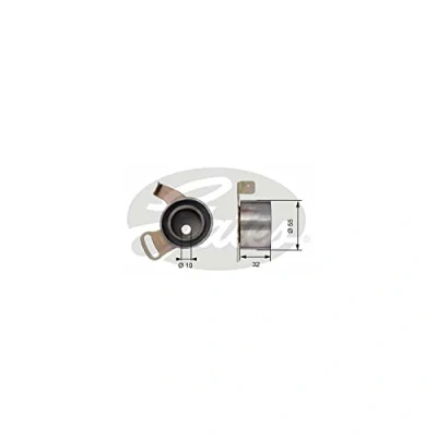 Imagen de GATES FleetRunner Micro V Stretch Fit T41168 Polea tensora, correa dentada