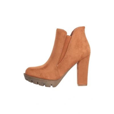 Imagen de Elara Botines de tacón, Mujer, Talla: 38, Camel Zapatos