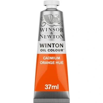 Imagen de Winsor &amp; Newton Winton Tubo de Pintura al Óleo, 37 ML, Naranja (Tono cadmio)