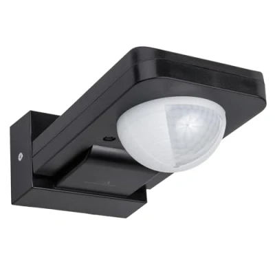 Imagen de Maclean MCE243 B Sensor de Movimiento por Infrarrojos con Crepuscular Alcance Detección 360 hasta 20 m IP65 máx. 2000 W (Negro)