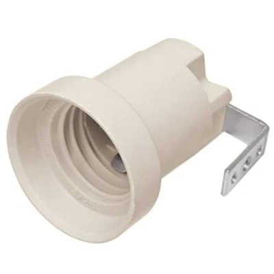 Imagen de Poly Pool PP0480.8X portalámparas E27 con soporte, blanco