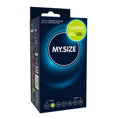 Imagen de MY.SIZE Paquete de 20 preservativos tamaño 1 49 mm