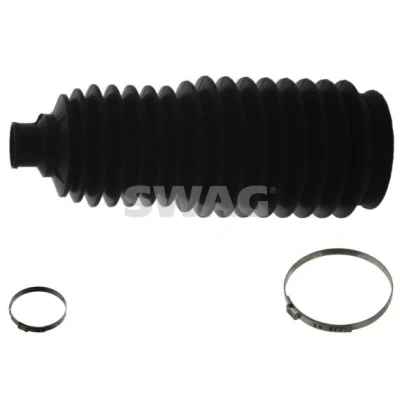 Imagen de SWAG 62 93 8740 Juego de fuelle, dirección Termoplástico Eje delantero, izquierda, derecha con abrazaderas PEUGEOT: 207 Hatchback
