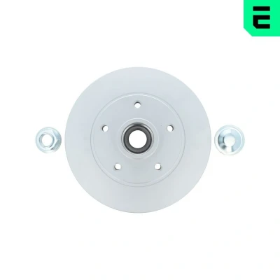Imagen de OPTIMAL 702976BS11 Disco de freno 260 8 5/5 114,3 macizo revestido con cojinete rueda incorporado, sensor ABS incorporado