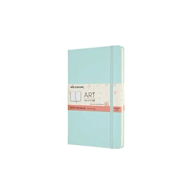 Imagen de Moleskine, Bullet Notebook Art Collection, Bloc de Notas, Cuaderno Dibujo, Páginas Lisas o con Rayas, Tapa Dura, Formato Grande 13x21 cm, Color Aguamarina