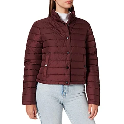 Imagen de Superdry Estudios Boxy Fuji Chaqueta, Rich Deep Burgundy, M para Mujer